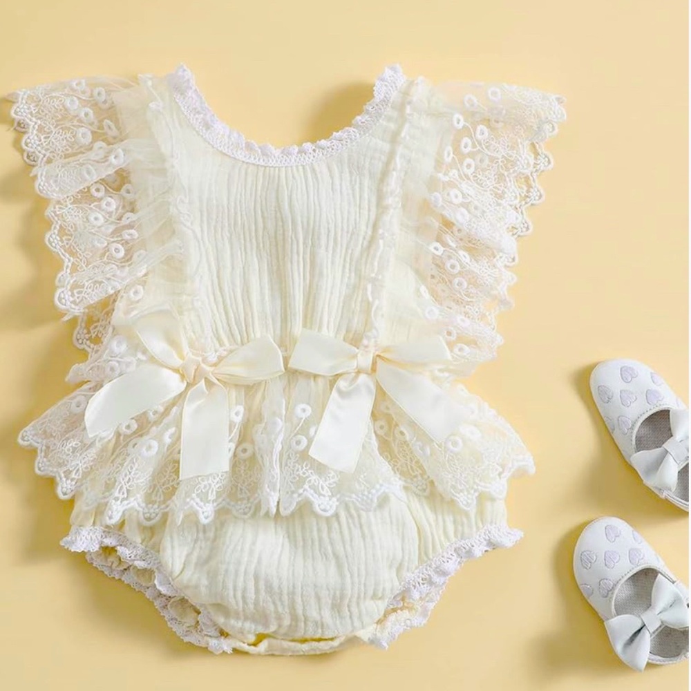 Baby Girl Lace Romper Boho